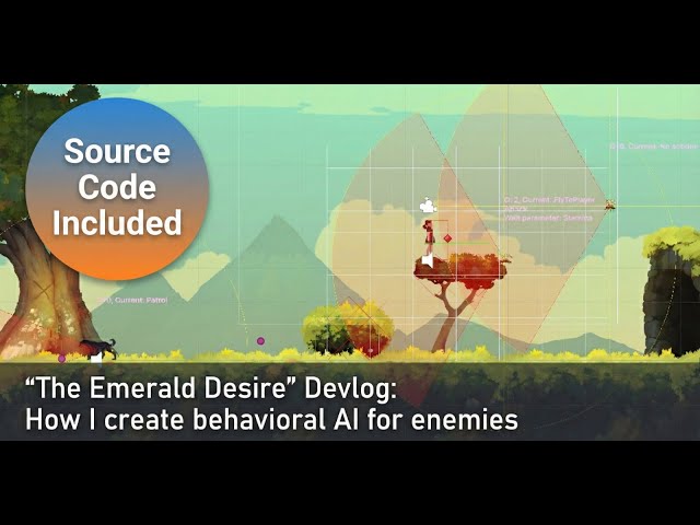 Building a FREE 2D behavior AI System in Unity | The Emerald Desire Devlog