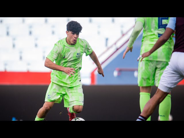 Quim Junyent vs Aston Villa [UEFA Youth League]