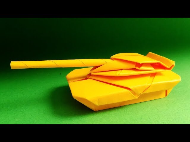How to Make a Paper Tank - Origami tank