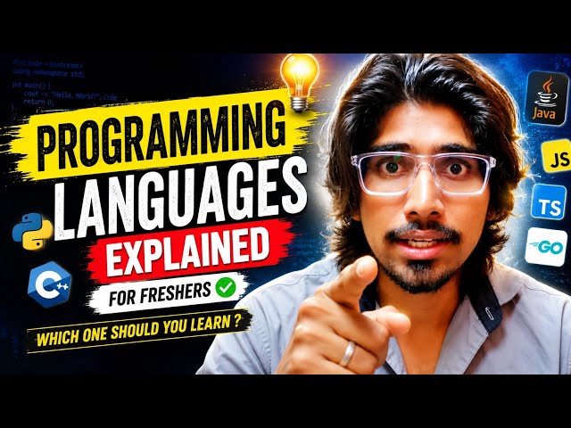 Programming Languages Explained for Freshers | Which Language Should You Learn?