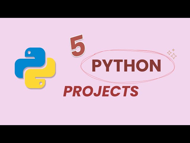 5 Python Projects You Can Build in Under 10 Minutes