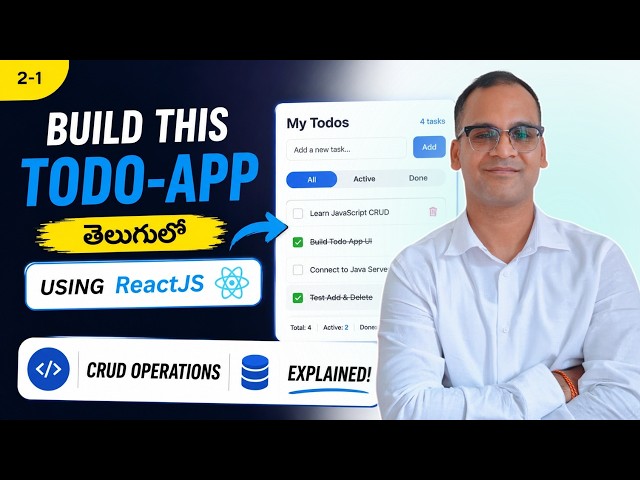 Todo App — HTML to React Conversion #coding