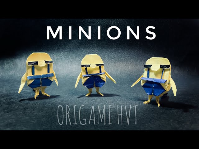 Origami MINIONS - Tutorial