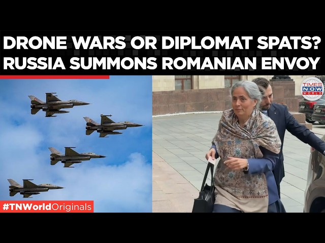 WATCH: Russia Summons Romanian Diplomat in Moscow, Retaliation Over Drone Incursions