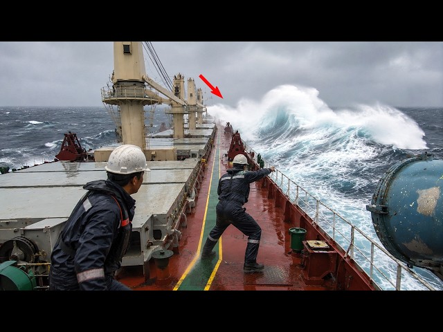 34 Giant Ships vs Monster Waves Caught on Camera in 2026