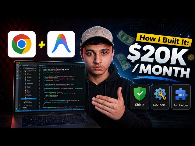 How To Make $20K/Month Building Chrome & Arc Extensions (Step-by-Step) 💻✨