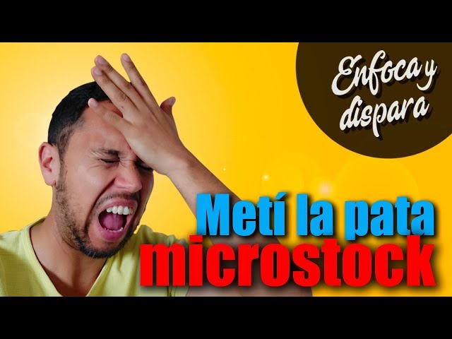 😢😢I made a mistake with Microstock😫😫 (making a living from stock photography)