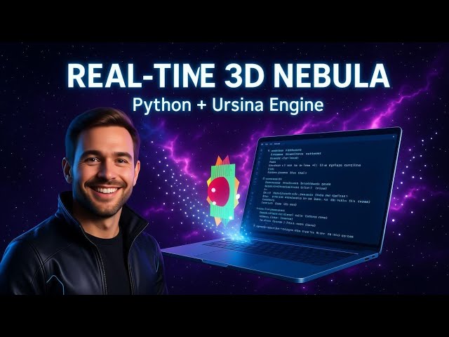 Code a REAL-TIME 3D Nebula in Python | Ursina Engine Tutorial #python