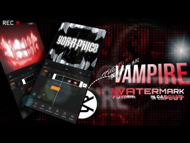 Trending vampire watermark In capcut #capcutedit #viral #trending #foryou