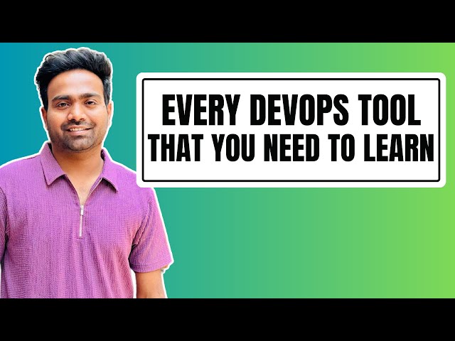 Just learn these tools to become DevOps Engineer in 2026