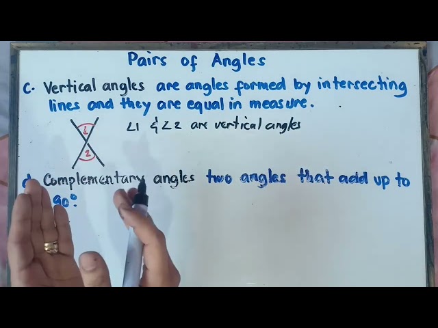 Pairs of Angles | Grade 9 Math | Term 1 Week 2 | Explained in Detail |