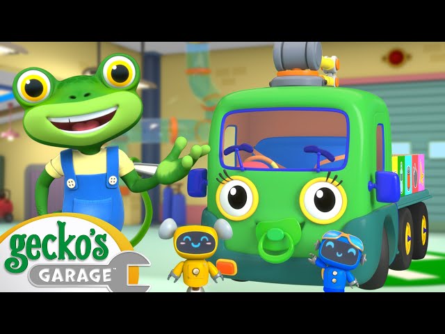 Baby Recycle Truck | Gecko's Garage | Trucks For Children | Cartoons For Kids