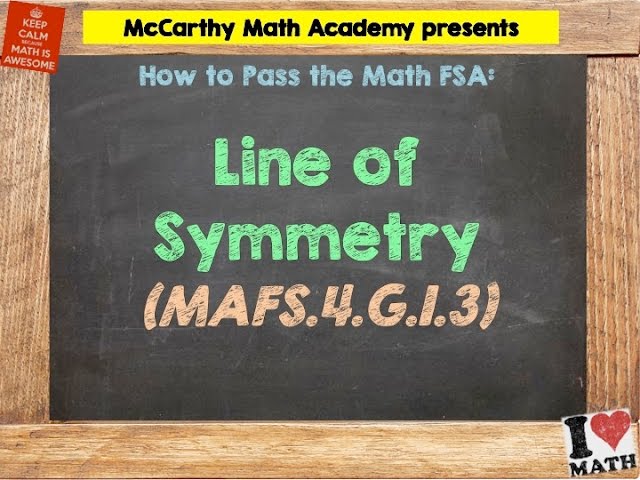 How to Pass the Math FSA (4th) - Lines of Symmetry