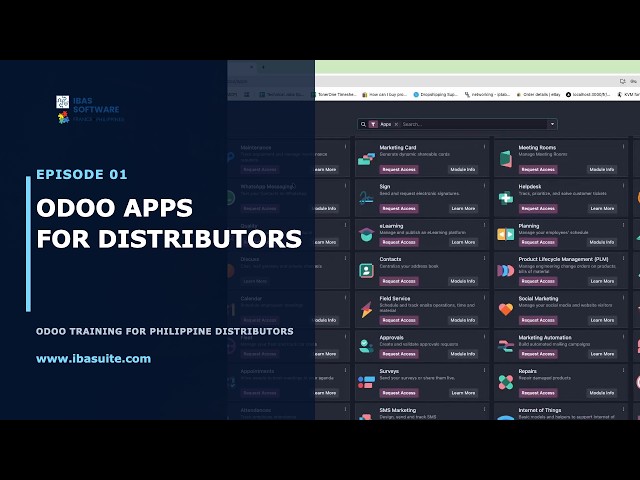 Odoo Philippines: Core Apps Every Distributor Needs