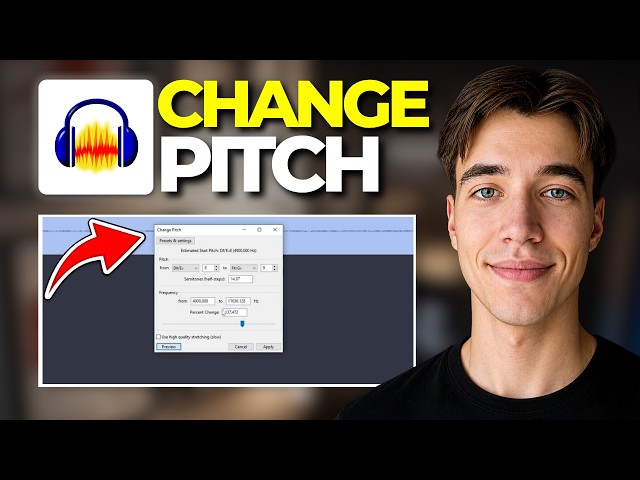 How to Change Pitch in Audacity | Tutorial 2026