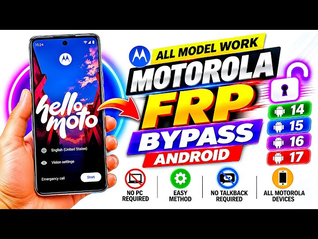 🚀 Motorola FRP Bypass 2026 | NEW Google Lock Solution 🔓 | Android 15/16/17 | All Moto Models