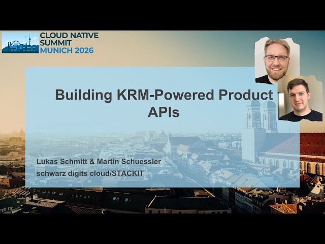 Building KRM-Powered Product APIs - Lukas Schmitt