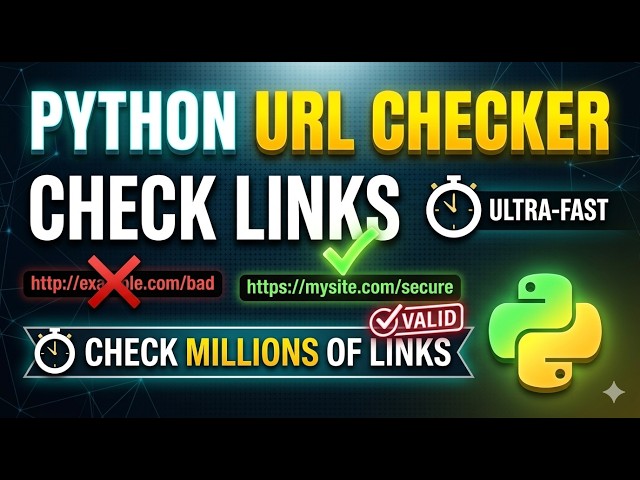 Python URL Checker: Check Any Website URL in Seconds! (Beginner Project)
