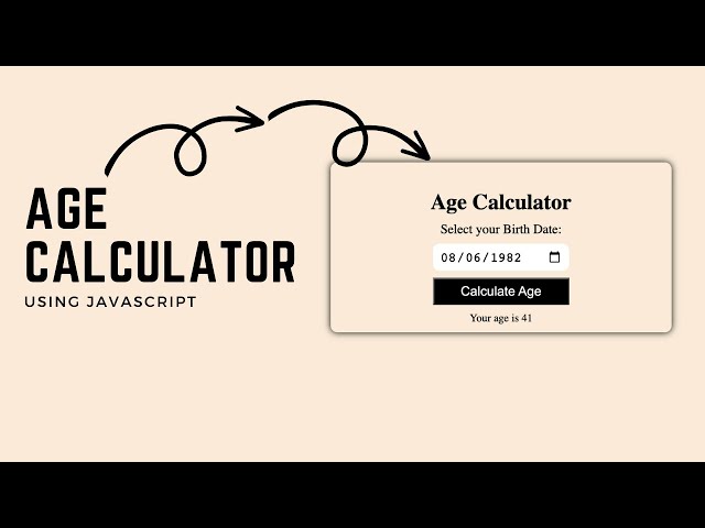 🔥 How to Create an Epic Age Calculator Project using JavaScript: Beginner's Tutorial in Hindi/Urdu!
