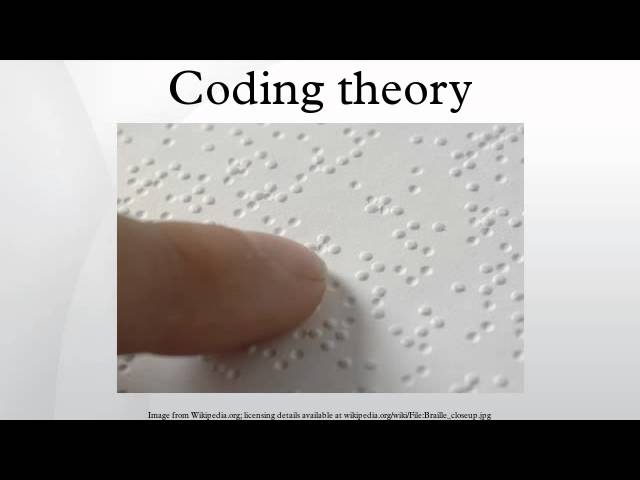 Coding theory