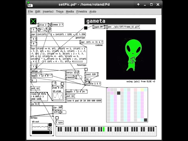 Generative Music in Pure Data: Rule-Changing Cellular Automata ([expr] Genotype/Phenotype)