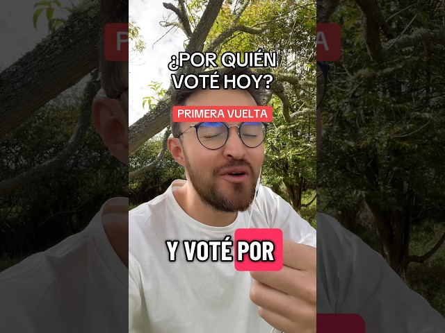 Intención de voto primera vuelta #colombia