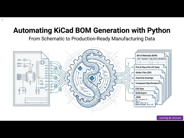 Automating KiCad BOM Generation with Python: From Schematic to Production-Ready Manufacturing Data