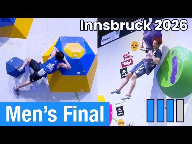 Men's Boulder Finals Innsbruck 2026 Condensed