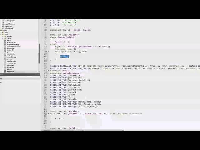 A third way to use boost::serialization
