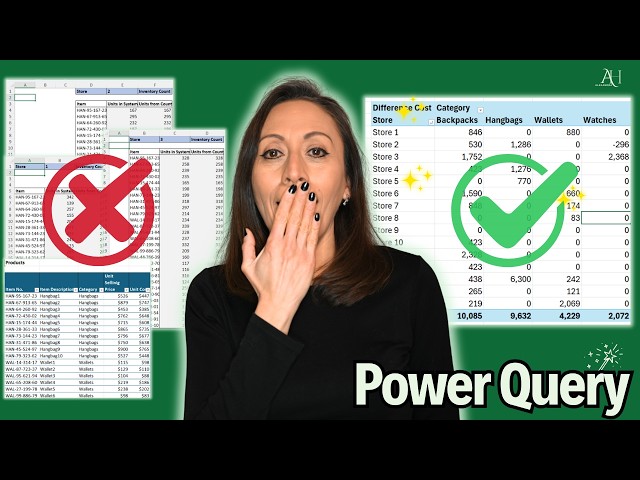 Automate Inventory Reconciliation: Find Physical Count Variances Fast with Power Query & Power Pivot