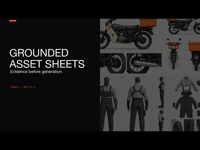 Grounded Asset Sheets — Evidence-First AI Image Production | OpenAI Build Week