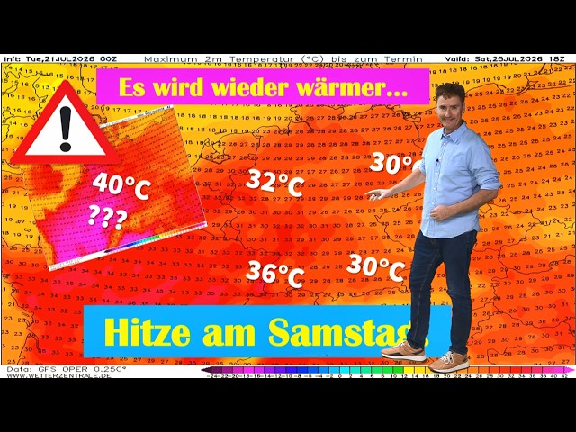 New extreme heat: Weather model shows 40 degrees and more – Drought in Germany continues