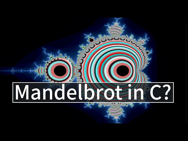 Coding a Mandelbrot in C and its super awesome.