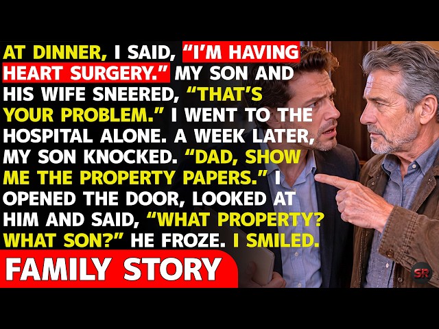 My Son Laughed “THAT’S YOUR PROBLEM” When I Mentioned Heart Surgery at Dinner—1 Week Later...