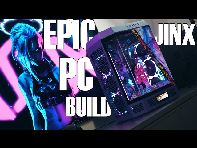 JINX’S ULTIMATE WEAPON! 🧨 Ryzen 9850X3D | RTX 5080 | PC Build