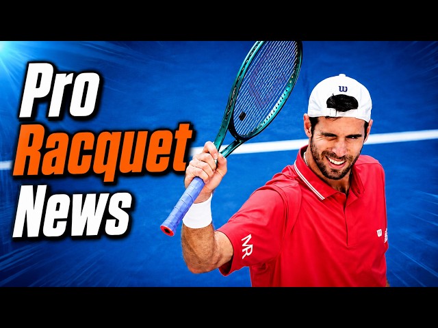 Pro racquets: Khachanov switches and beats FAA (and more)