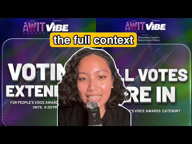 the drama of AWIT AWARDS 2025 voting | PPOP CHIKAHAN