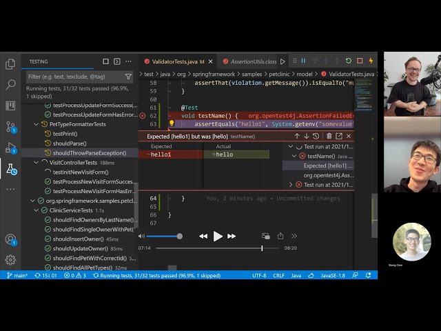 Get started with VS code Testing Runner extension
