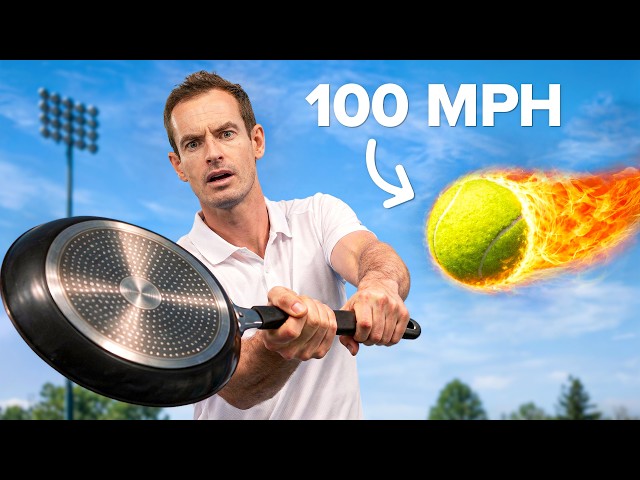 Pros Try Returning 100mph Ball with Random Objects