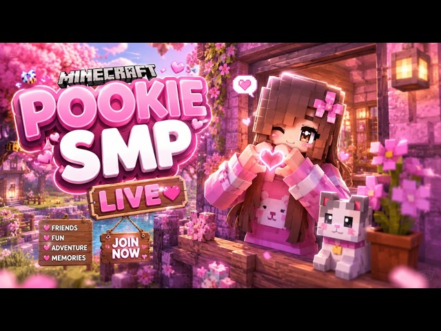 🔴Minecraft Pookie Smp Live 😍 #minecraft #shorts #ytshorts #youtubelive #trending #shorts