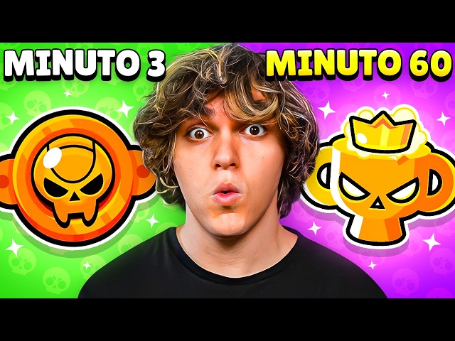 De BRONCE a PRO en 1 HORA en BRAWL STARS...