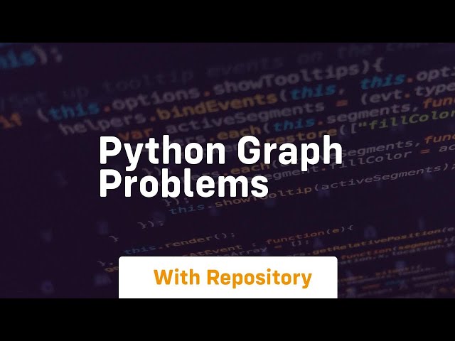 python graph problems