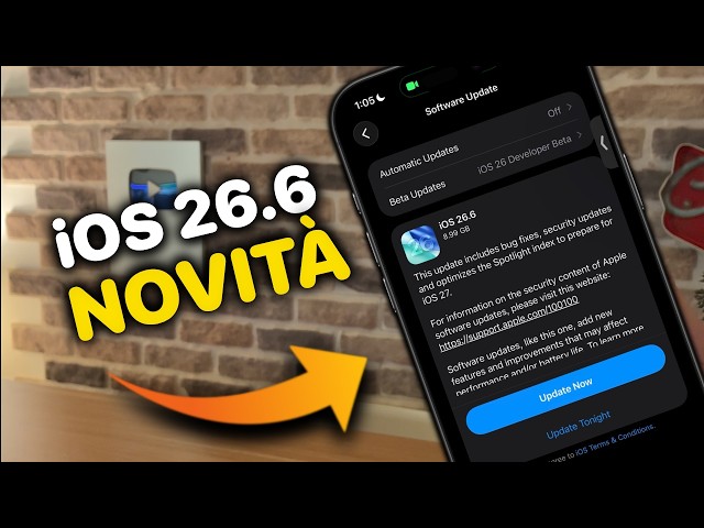 OUT NOW: iOS 26.6 🚨 Discover all the new features for your iPhone