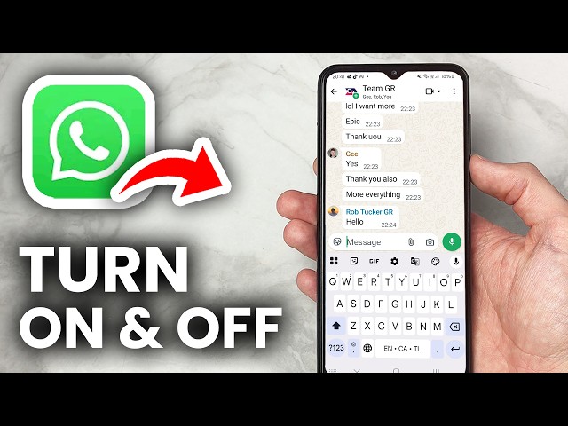 How To Turn On or Off Auto Correction On WhatsApp - Tutorial