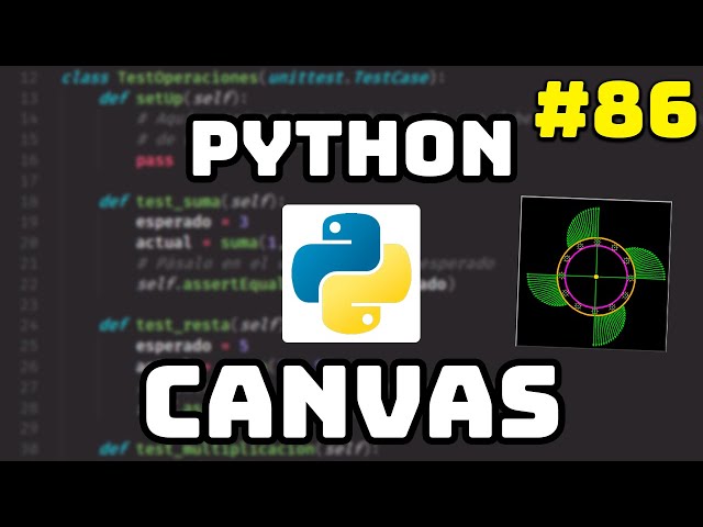 ✅ CANVAS with Tkinter in Python 🖍️ #86