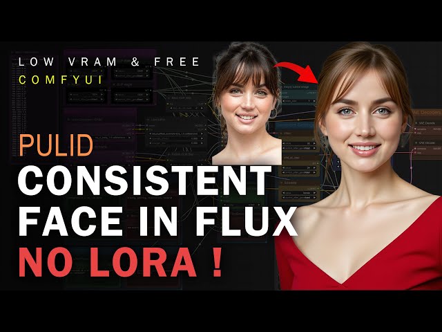 CONSISTENT FACE IN FLUX 🔥 - Create Consistent Faces using PuLID without any Lora (ComfyUI Low VRAM)