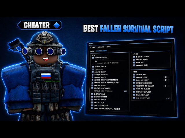 *NEW* DOMINATING WIPE WITH THE BEST FALLEN SURVIVAL SCRIPT | SILENT AIM, NOCLIP, WALLHACKS