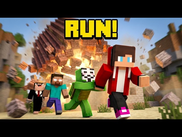 MAIZEN : Mikey and JJ Survive the EARTHQUAKE in Minecraft !  - Minecraft Animation