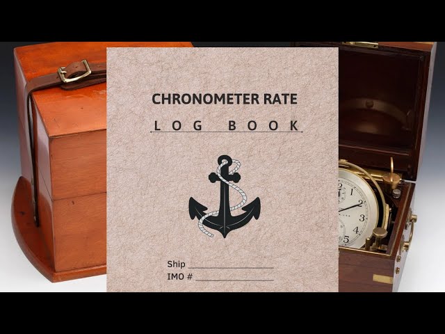 Chronometer Rate Log Book
