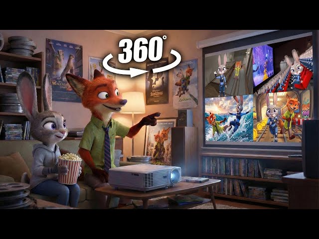 Judy Hopps - Movie Collection 360° Video | VR / 4K | Zootopia